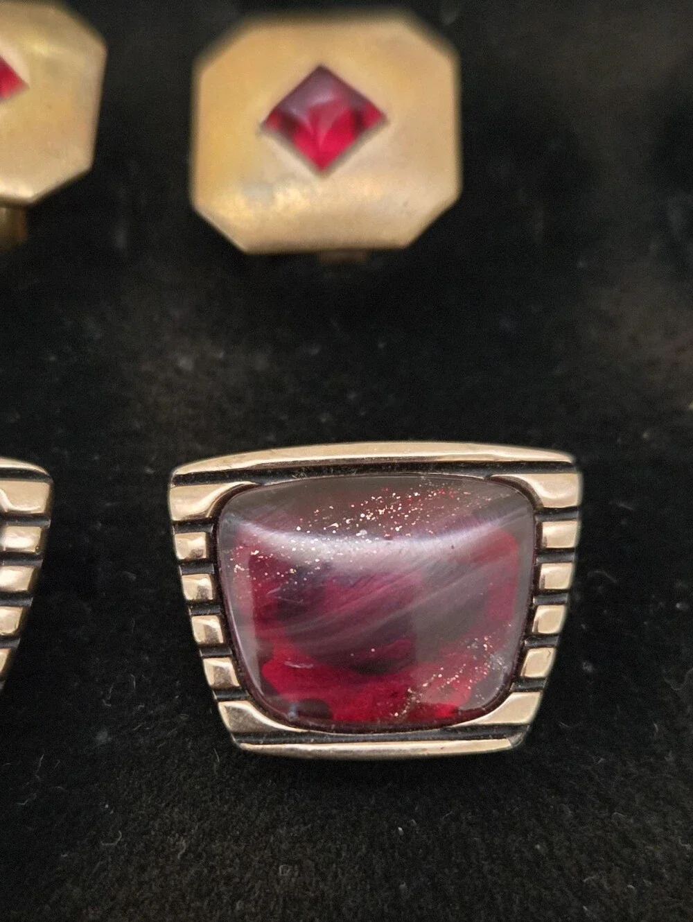 Vintage Hickok U.S.A. Cufflinks Two Pairs